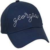 Wholesale - Navy Embroidery State Hat- Georgia C/P 24, UPC: 885114879557